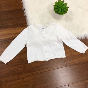 Baby Gap White Sweater